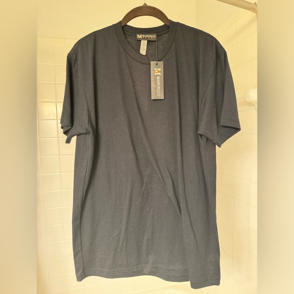 Marcello Sport 672C Black Tee Shirt